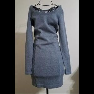 Victoria's Secret Gray Sweater Dress Long Sleeves